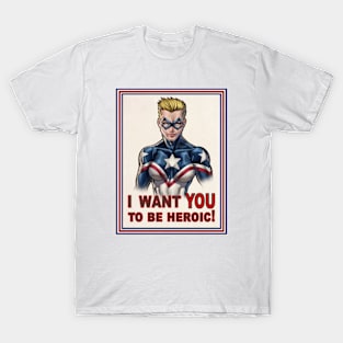 Zenith Comics - Be Heroic T-Shirt